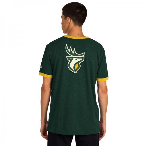 Edmonton Elks - New Era Throwback Pennant Ringer Tee