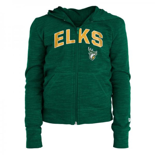 Edmonton Elks - New Era Girls Space Dye French Terry Hood