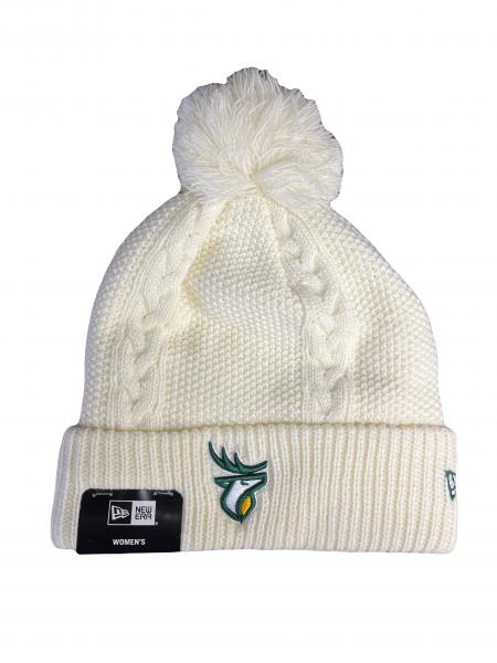 Edmonton Elks Womens Cream Cabled Knit Toque