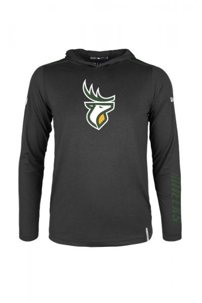 Edmonton Elks New Era Corral Hooded L/S Black