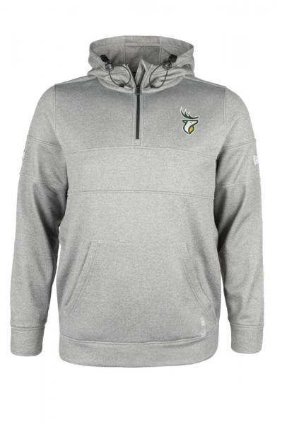 Edmonton Elks New Era Hype 1/4 Zip Hood