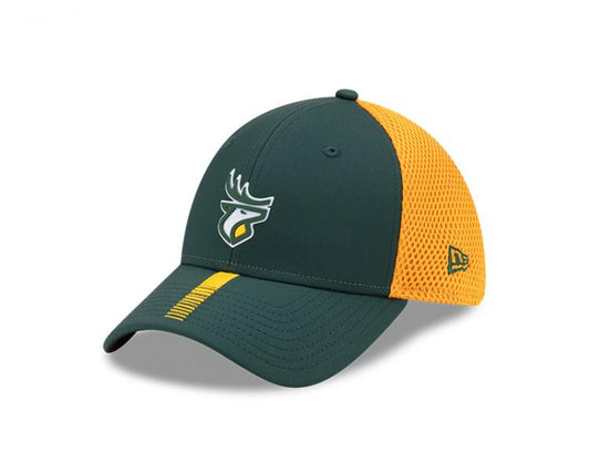 Edmonton Elks New Era 3930 Centre Stripe SL Green