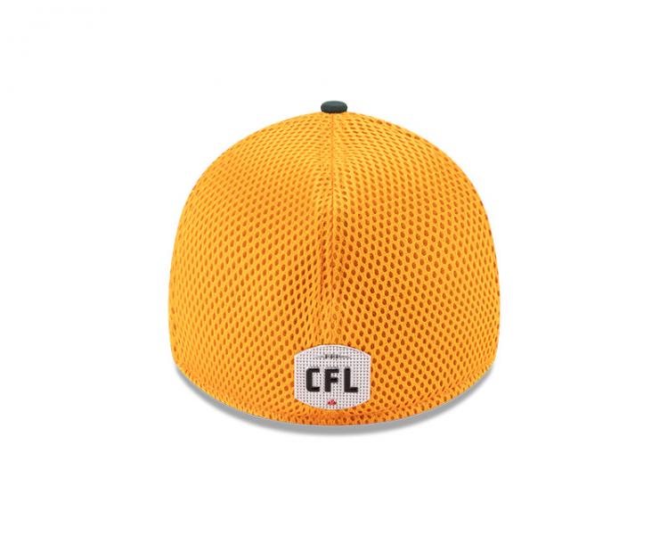 Edmonton Elks New Era 3930 Centre Stripe SL Green