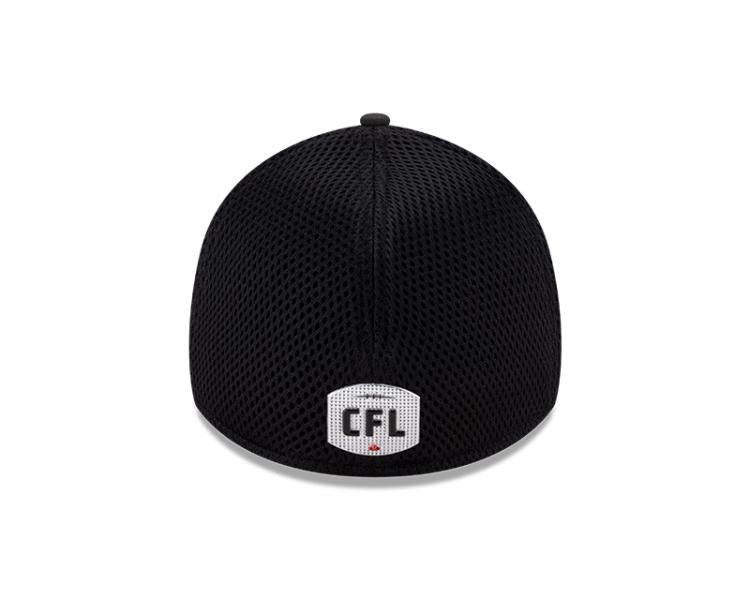 Edmonton Elks New Era 3930 Centre Stripe SL Black