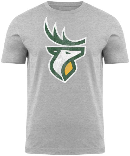 Edmonton Elks- Bulletin Mens Distressed Logo Tee