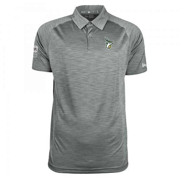 Edmonton Elks- New Era Mens Apex Polo - Grey