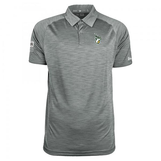 Edmonton Elks- New Era Mens Apex Polo - Grey