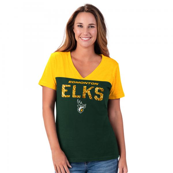 Edmonton Elks- Womens Sequin Tee