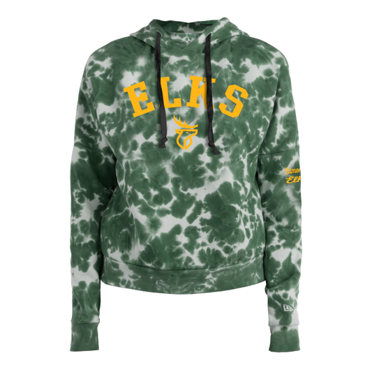 Edmonton Elks - Womens Tie Dye Hood