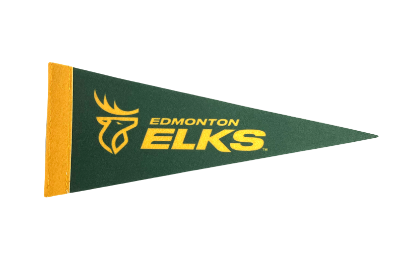 Edmonton Elks - Mini Felt Pennant