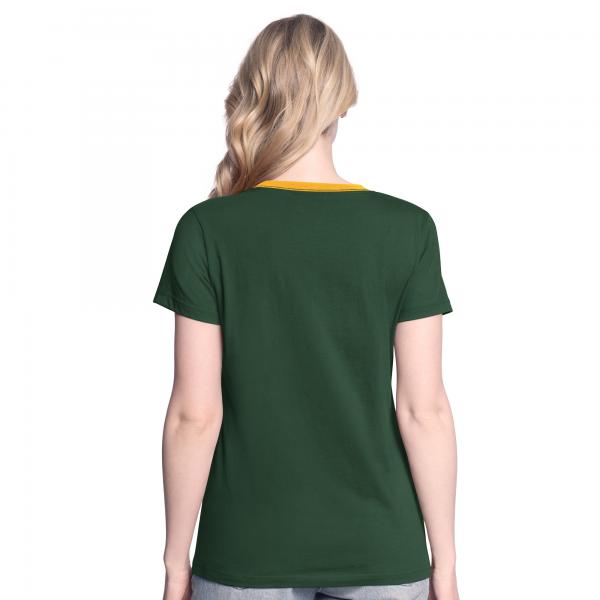 Edmonton Elks - Womens Pitch Ringer Tee