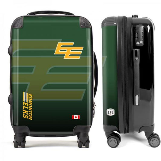 Edmonton Elks - #1 Vertical Wordmark Luggage