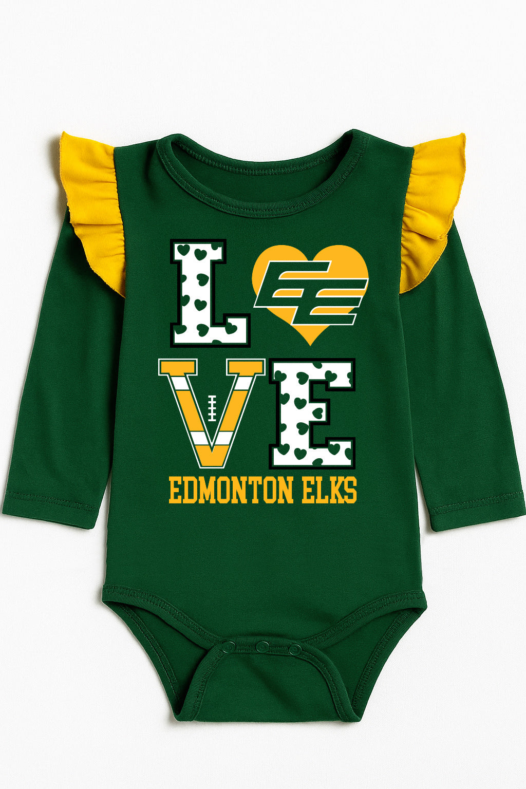 Edmonton Elks - Infant Love Bodysuit