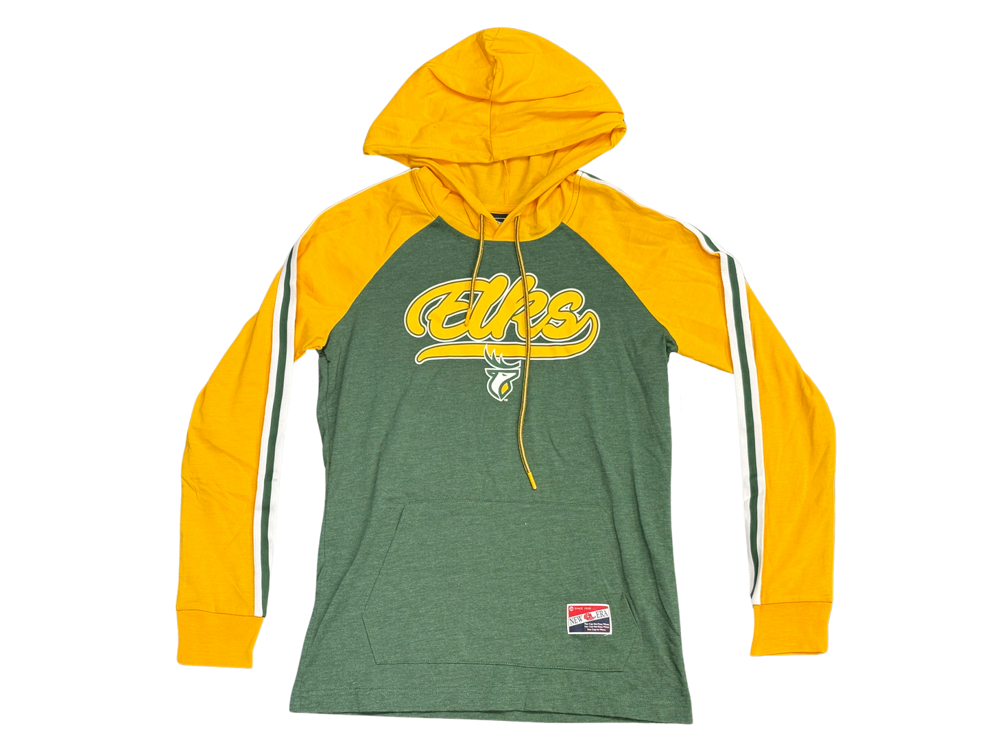Edmonton Elks New Era Womens Racing Stripe Hood