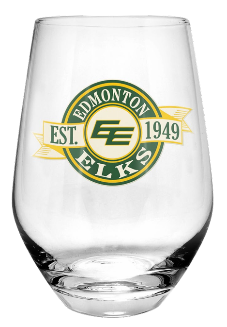 Edmonton Elks - 19oz Stemless Wine Glass