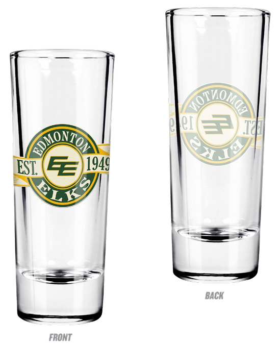 Edmonton Elks - 2oz Banner Shot Glass