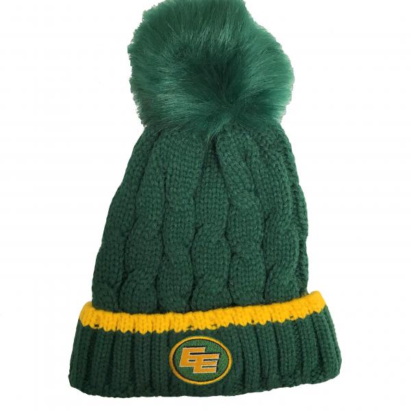 Edmonton Elks- Ladies Cable Pom Toque