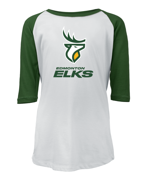 Edmonton Elks- New Era Girls Stack Raglan