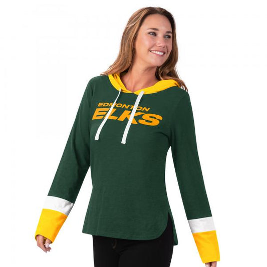 Edmonton Elks- Womens Wordmark Lightweight Hood