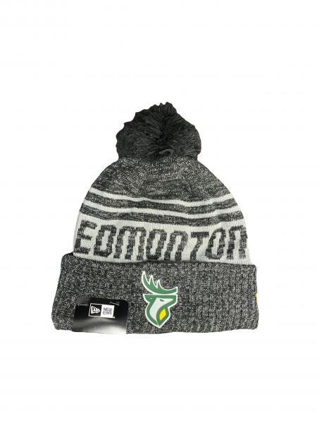 Edmonton Elks- Authentic Sideline PomKnit - BLK/GRY