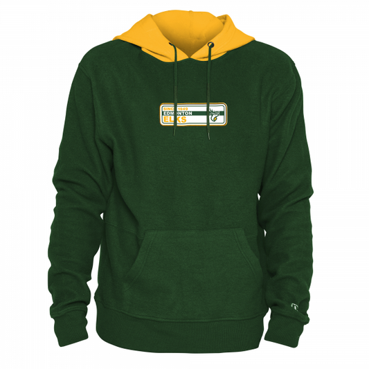 Edmonton Elks- New Era Mens Reversed Hood Patch Pullover
