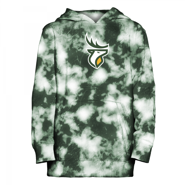 Edmonton Elks- New Era Youth Tie Dye Hood