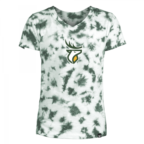 Edmonton Elks New Era Girls Tie Dye V Neck Medium 10 12