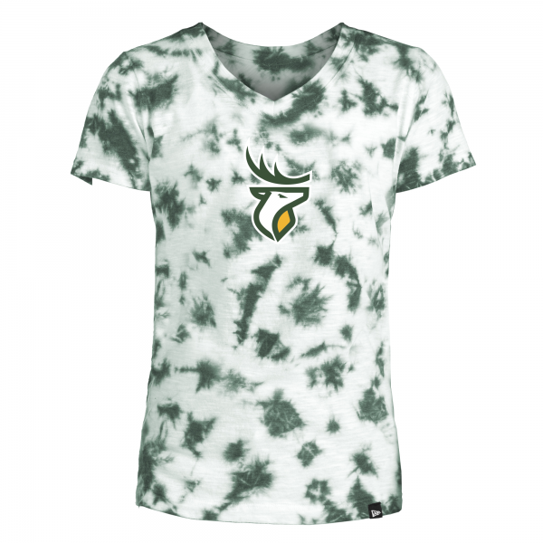 Edmonton Elks- New Era Girls Tie Dye V-Neck