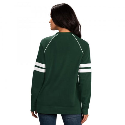 Edmonton Elks- Womens Glitter Outline Crewneck