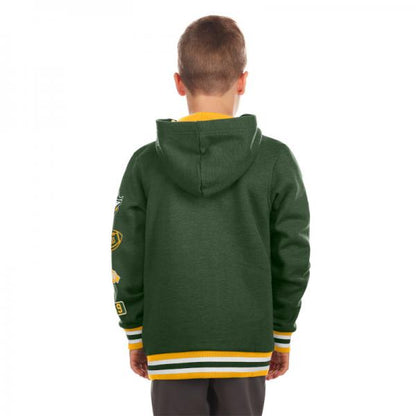 Edmonton Elks - New Era Boys Logo Sleeve Pullover Hood