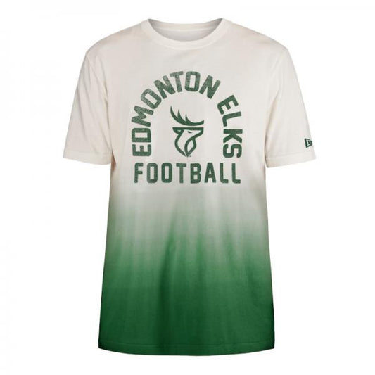 Edmonton Elks - New Era Throwback Dip Dye Tee