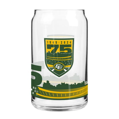 Edmonton Elks 75th Anniversary Can Glass