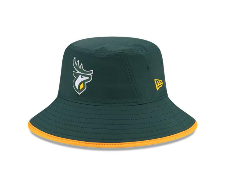 Edmonton Elks New Era Two Colour Bucket Hat Green