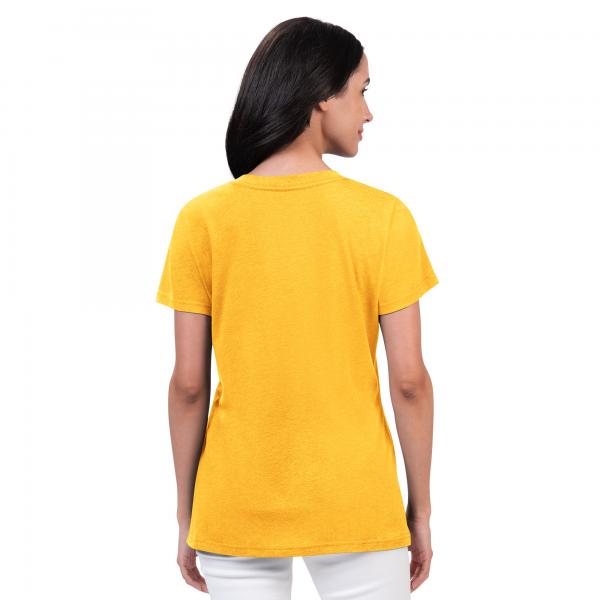 Edmonton Elks Ladies Key Move V-Neck - Gold