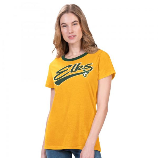 Edmonton Elks Ladies Racer Crewneck Tee