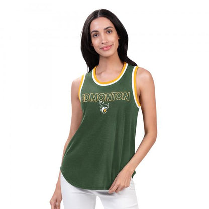 Edmonton Elks Ladies Strategy Tank Top - Green