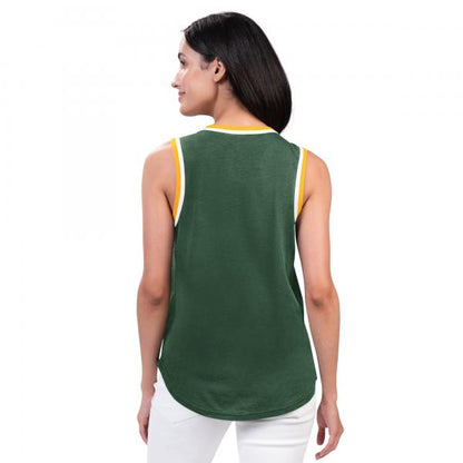 Edmonton Elks Ladies Strategy Tank Top - Green