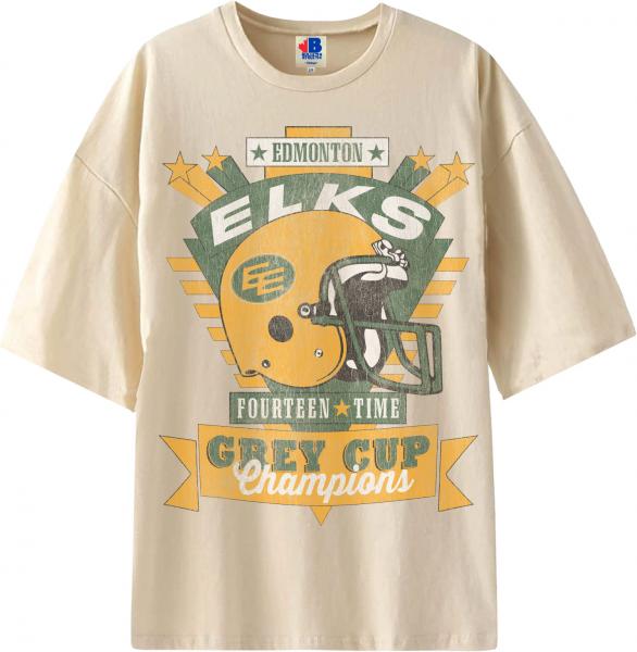 Edmonton Elks Bulletin Mens Heavy Box Tee