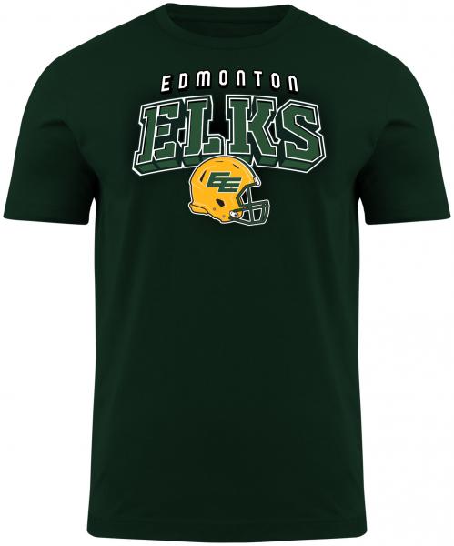 Edmonton Elks Bulletin Mens Complex Helmet Tee