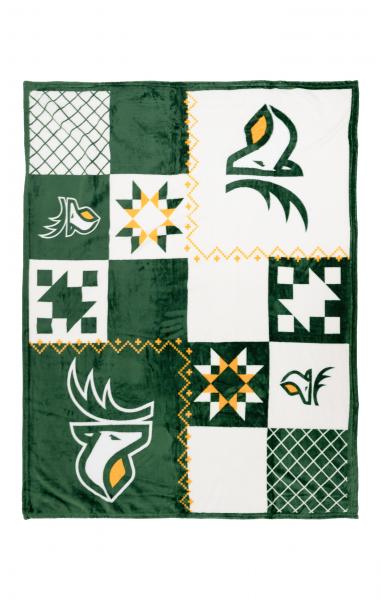 Edmonton Elks Fleece Throw Blanket