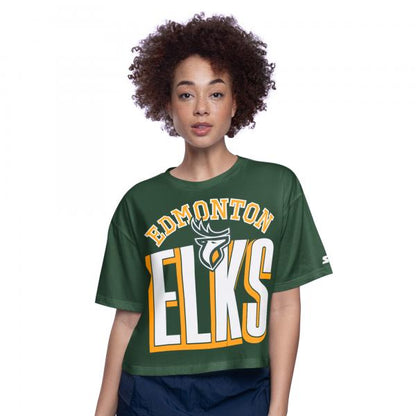 Edmonton Elks - Womens Play the Game Cropped Tee