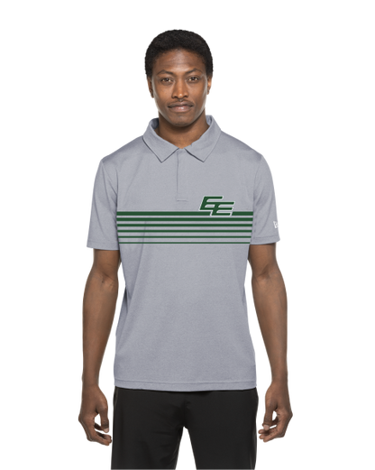 Edmonton Elks - New Era Grey Stripe EE Polo