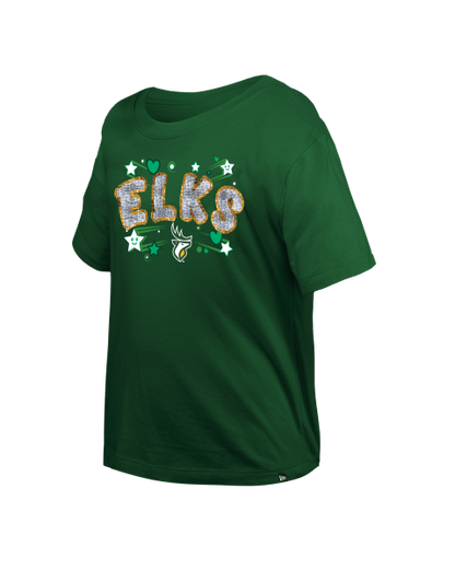 Edmonton Elks - New Era Green Sequin Tee
