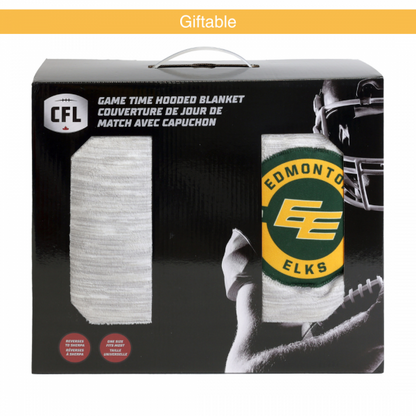 Edmonton Elks - Game Time Hooded Blanket