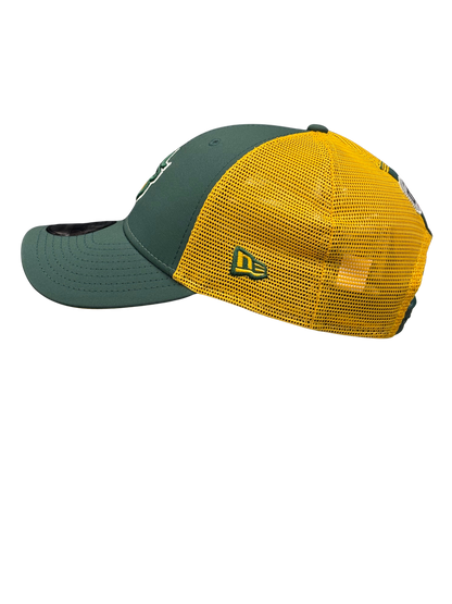 Edmonton Elks - New Era 940 Trucker Green and Gold Elks Logo