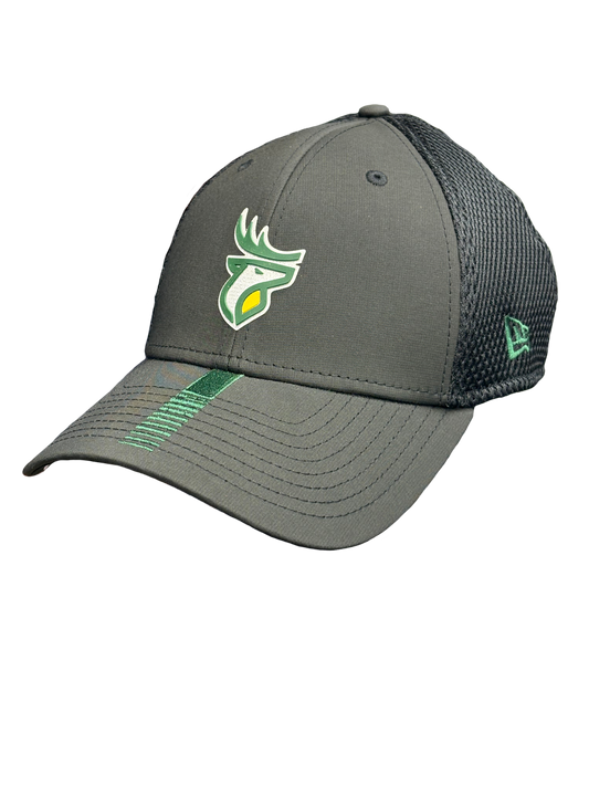 Edmonton Elks New Era 940 Stretch Snap Centre Stripe Black