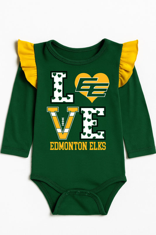 Edmonton Elks - Infant Love Bodysuit