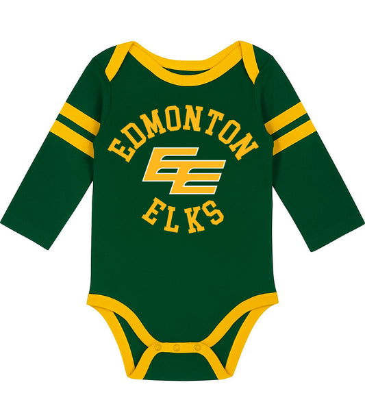 Edmonton Elks - Infant Long Sleeve Rookie Bodysuit