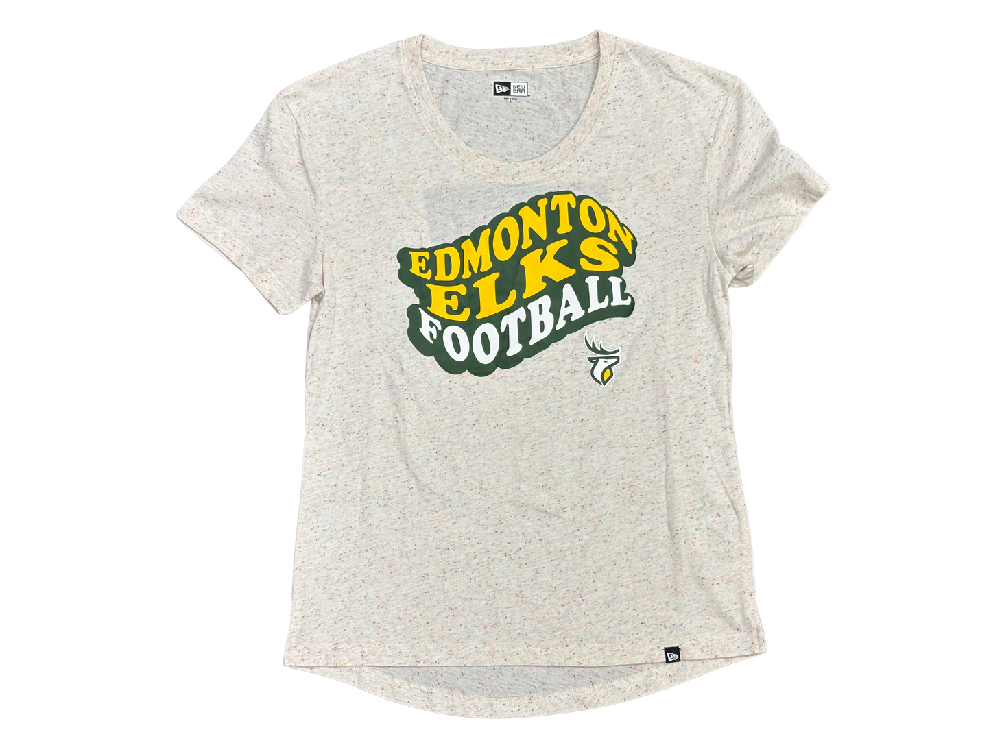 Edmonton Elks New Era Womens Confetti Tee