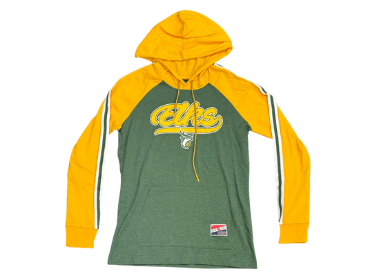 Edmonton Elks New Era Womens Racing Stripe Hood